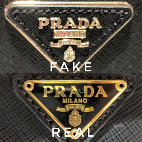 prada lux authentic logo|real Prada logo.